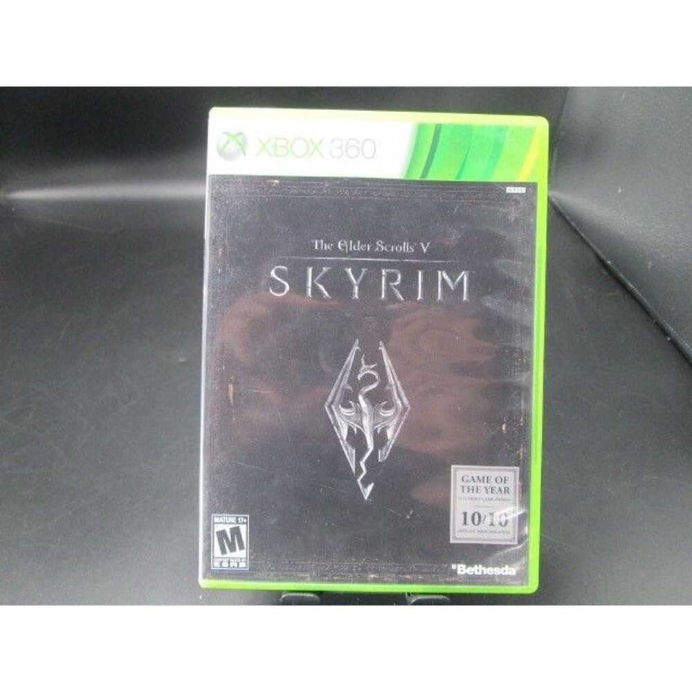 The Elder Scrolls V 5 Skyrim (Xbox 360 2011) NO MAP WITH MANUAL